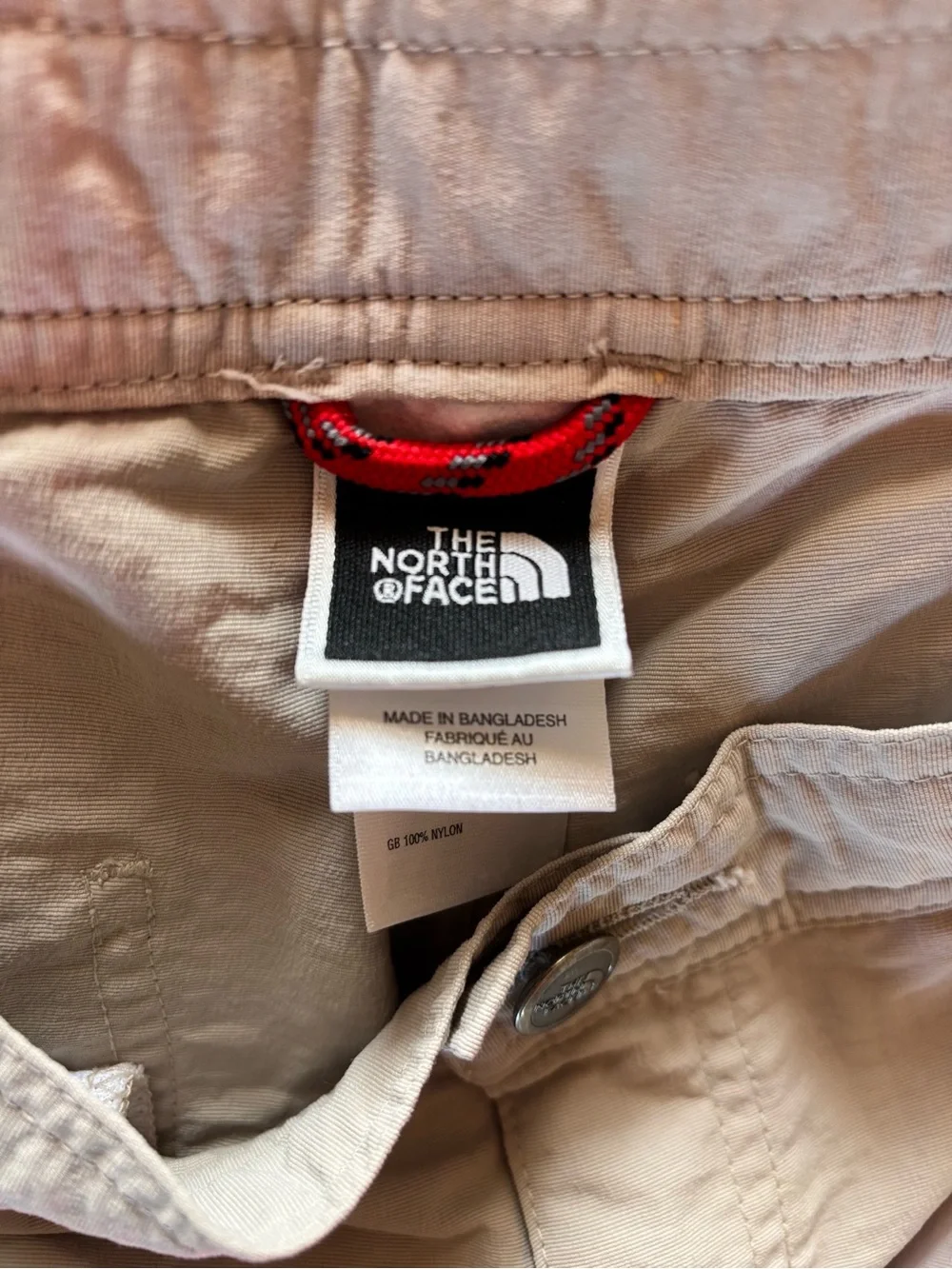 The North Face Light Gray Men's Cargo Pants with Multi Pockets